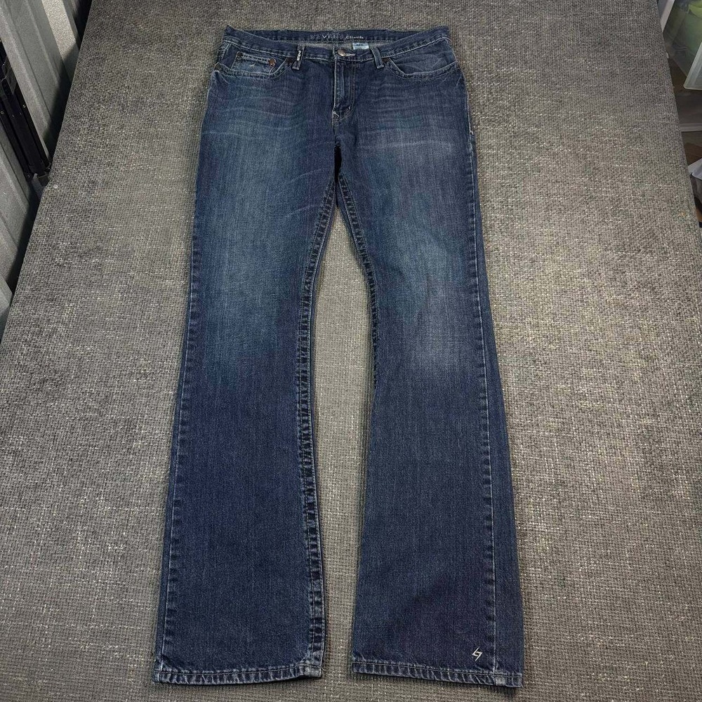Garth Brooks by Cinch Sevens Mens 36x38 Blue Slim Fit Boot Cut Jeans